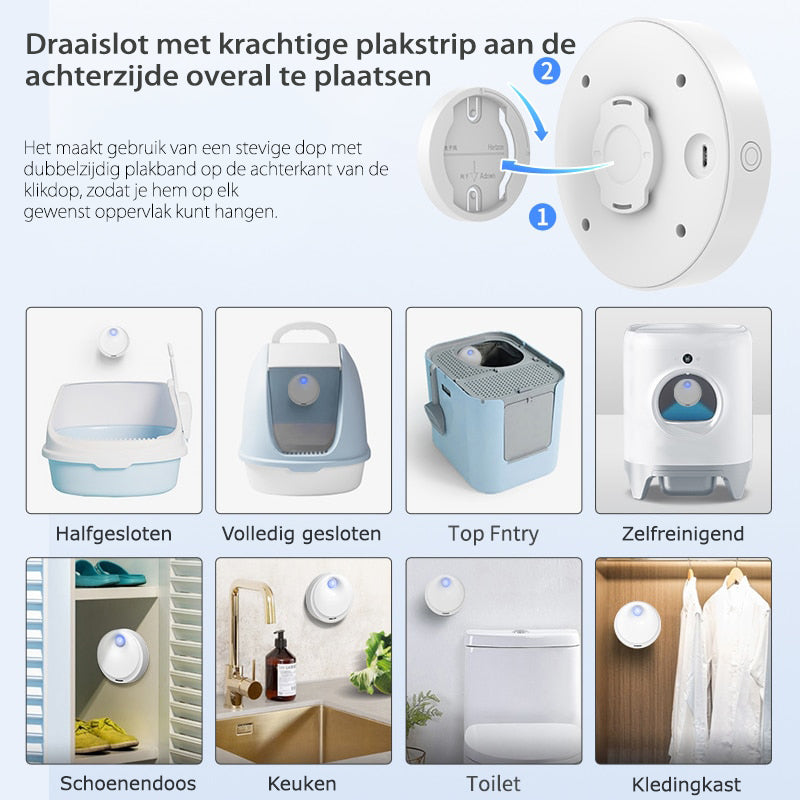 Automatische Slimme Kattenbak Geur Purifier/Deodorizer